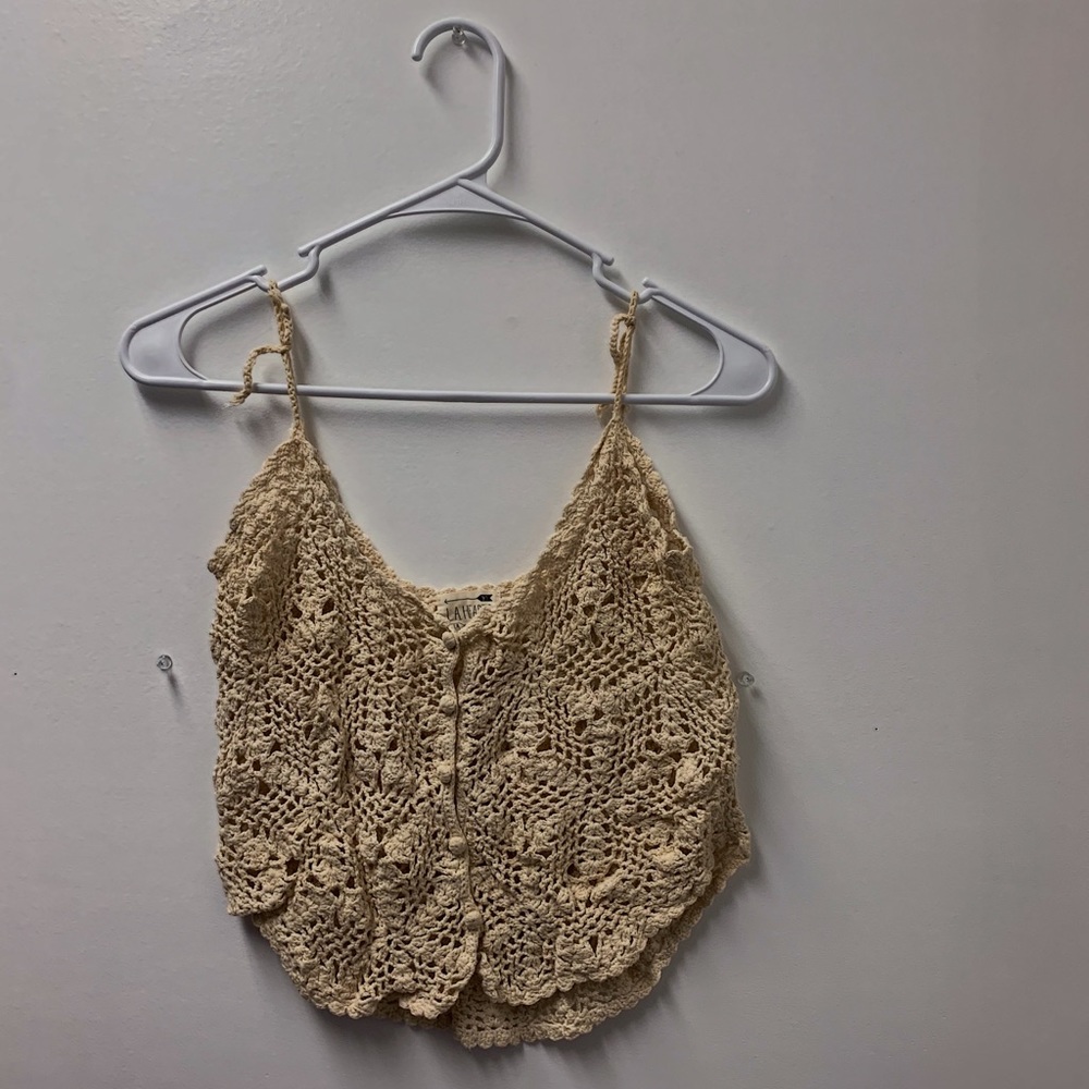 Crochet Crop Tank Top